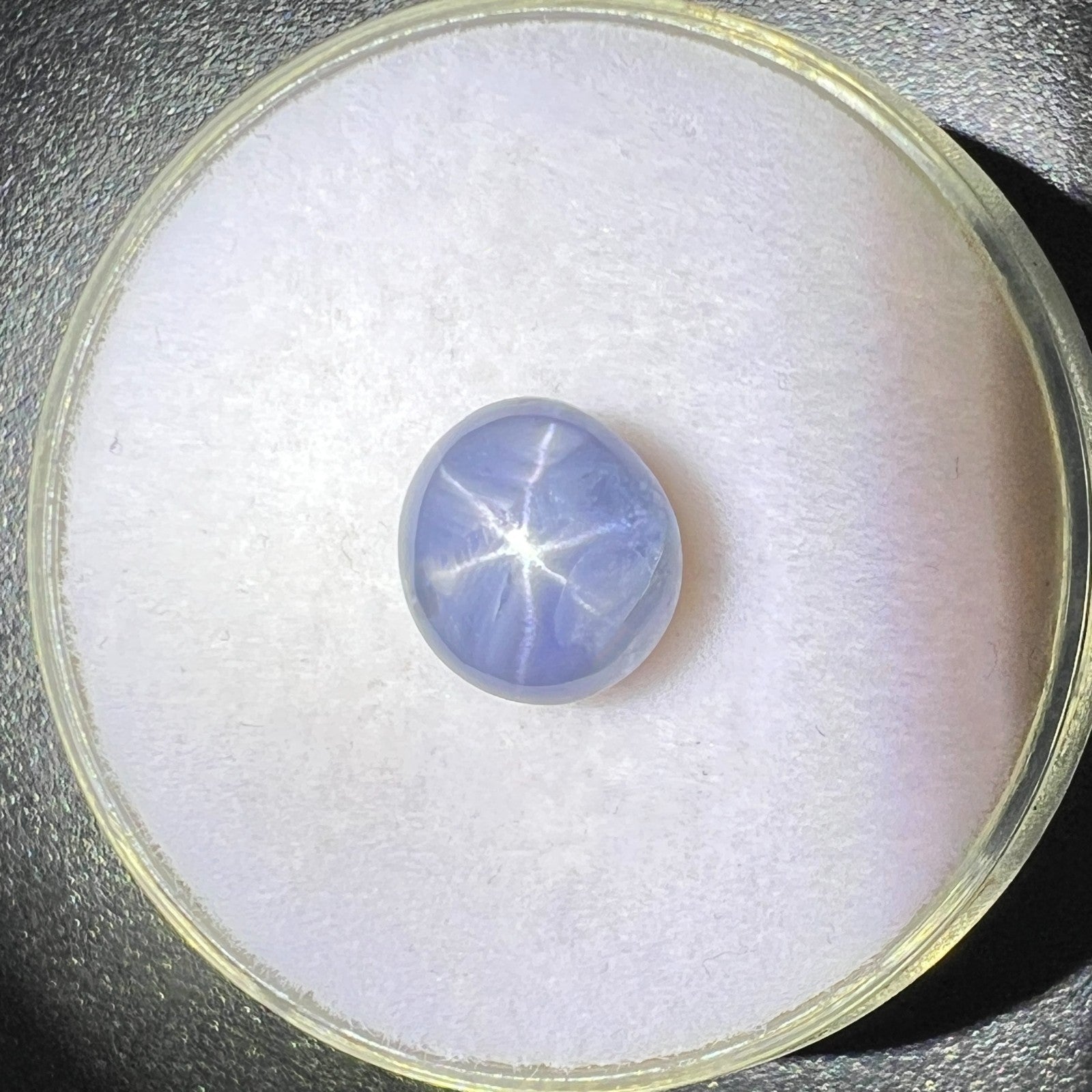IGI CERTIFIED 2.32ct STAR Sapphire UNTREATED Ceylon Violet Blue Oval C ...