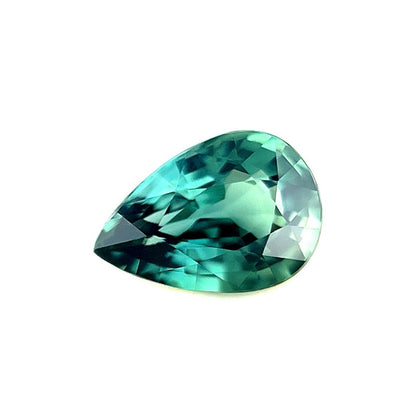 GIA CERTIFIED 1.05ct Unique Vivid Blue UNTREATED Sapphire Pear Teardrop Cut