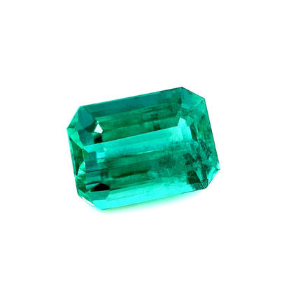 3.30ct GIA CERTIFIED Natural VIVID Green Emerald Octagonal Emerald Cut Loose Gem