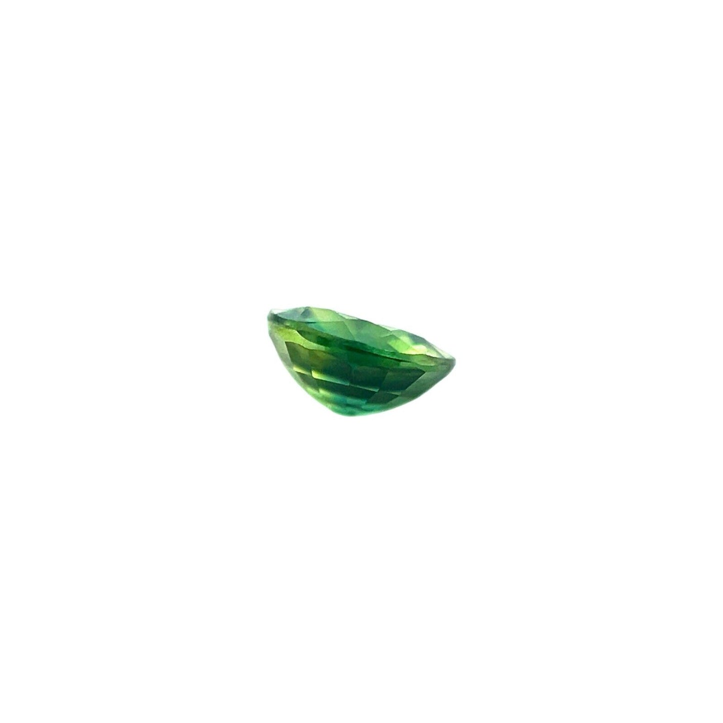 NATURAL Bi Colour Australia Sapphire 0.58ct Blue Green Loose Round 5mm