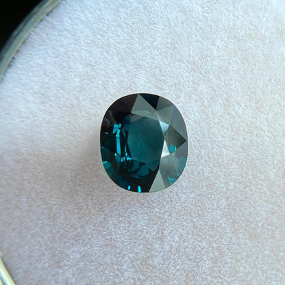 GIA CERTIFIED Sapphire 1.07ct Deep 'Lagoon' Green Blue UNHEATED Natural Oval Cut