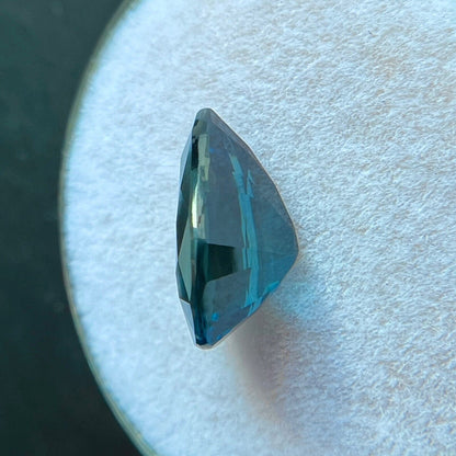 3.08ct NATURAL Deep Blue Green Teal Sapphire Pear Teardrop Cut 10.8x7.5mm Gem