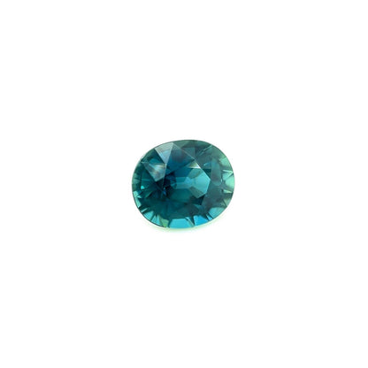 UNTREATED Sapphire 0.72ct Green Blue TEAL Oval Cut Loose Gem 5.4x4.5mm VVS