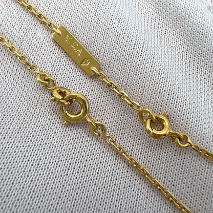 Vintage Van Cleef & Arpels 18k Yellow Gold Cable Necklace And Bracelet Chain