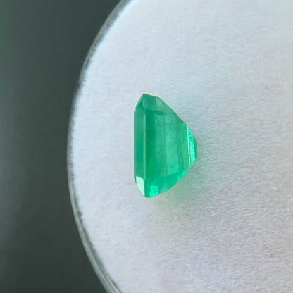 NATURAL 1.14ct Emerald DEEP Green Octagon Emerald Cut Loose Gemstone 7.1x5.2mm