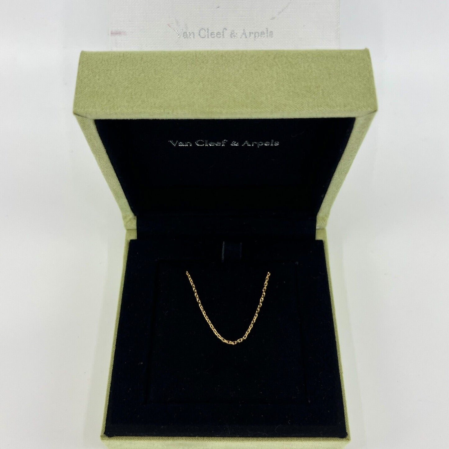 Vintage Van Cleef & Arpels 18k Yellow Gold Cable Necklace And Bracelet Chain