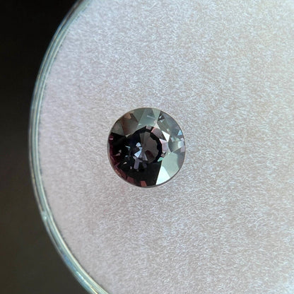 GIA CERTIFIED 1.00ct Red Purple Sapphire NATURAL UNTREATED Round Cut Rare Gem