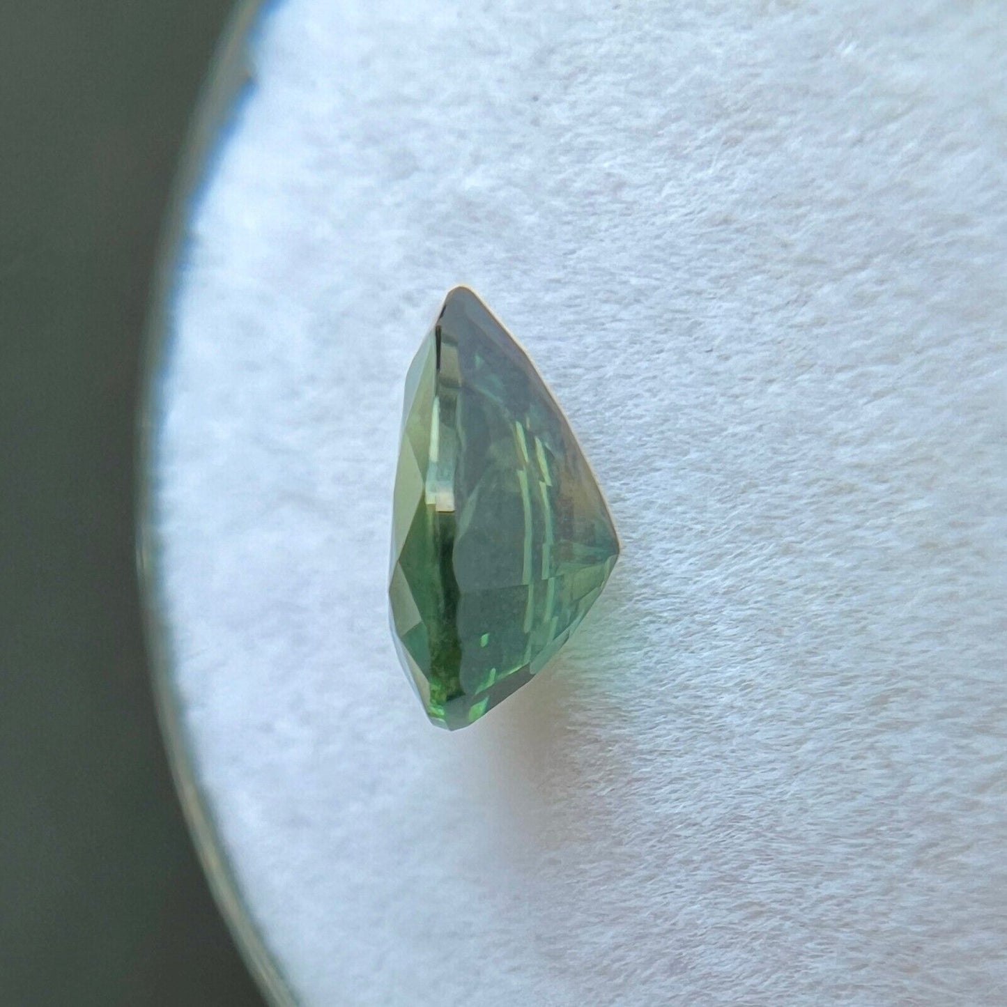 NATURAL 1.29ct Deep Blue Green AUSTRALIAN Sapphire Pear Teardrop Cut 7.7x5.7mm