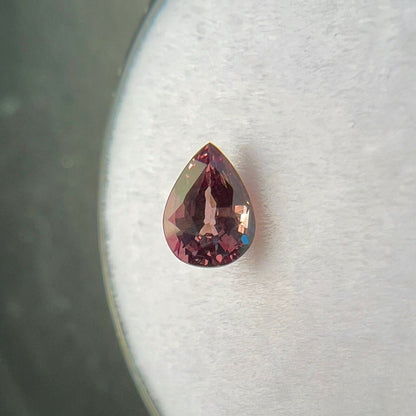 NATURAL Colour Change 0.54ct Garnet NATURAL Pear Cut RARE GIA CERTIFIED Gem