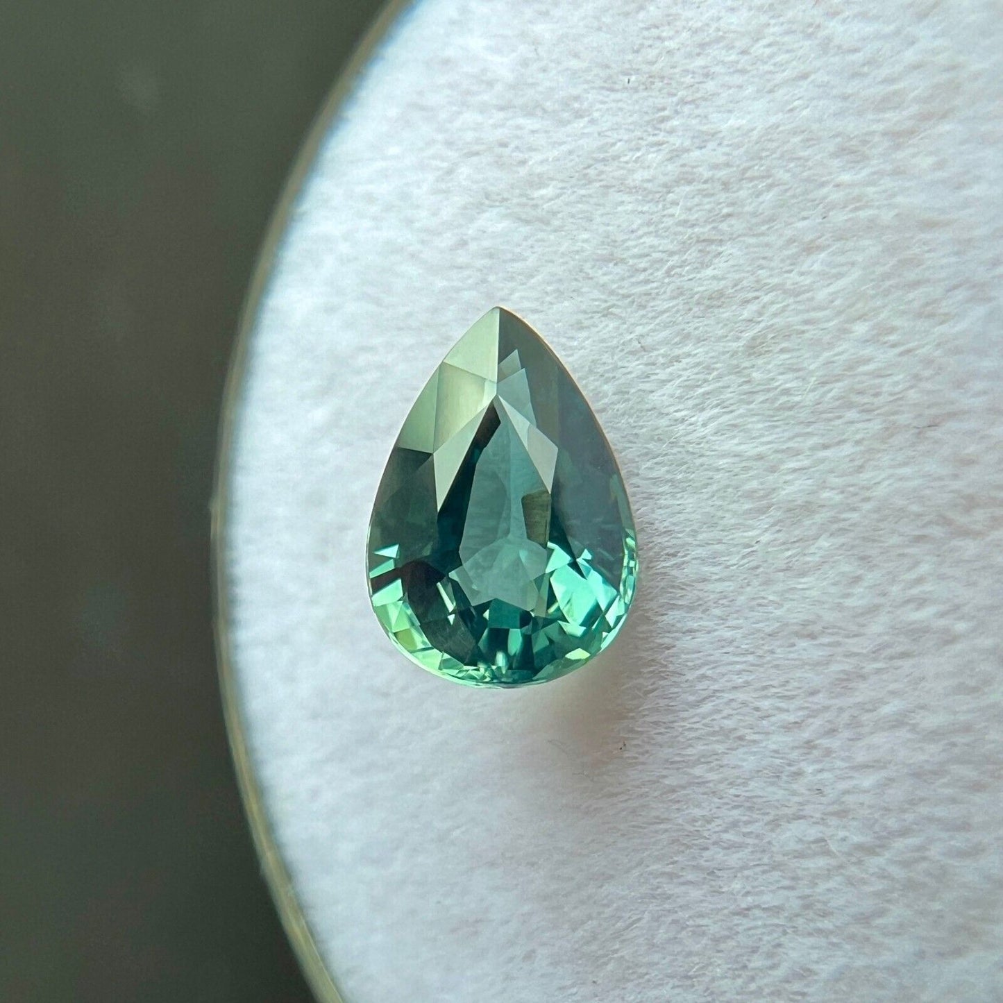 GIA CERTIFIED 1.05ct Unique Vivid Blue UNTREATED Sapphire Pear Teardrop Cut