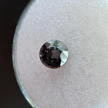 GIA CERTIFIED 1.00ct Red Purple Sapphire NATURAL UNTREATED Round Cut Rare Gem