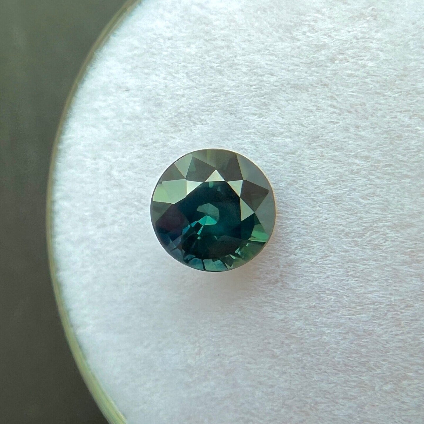 1.03ct GIA CERTIFIED Blue Sapphire UNTREATED Round Cut RARE Gemstone VVS