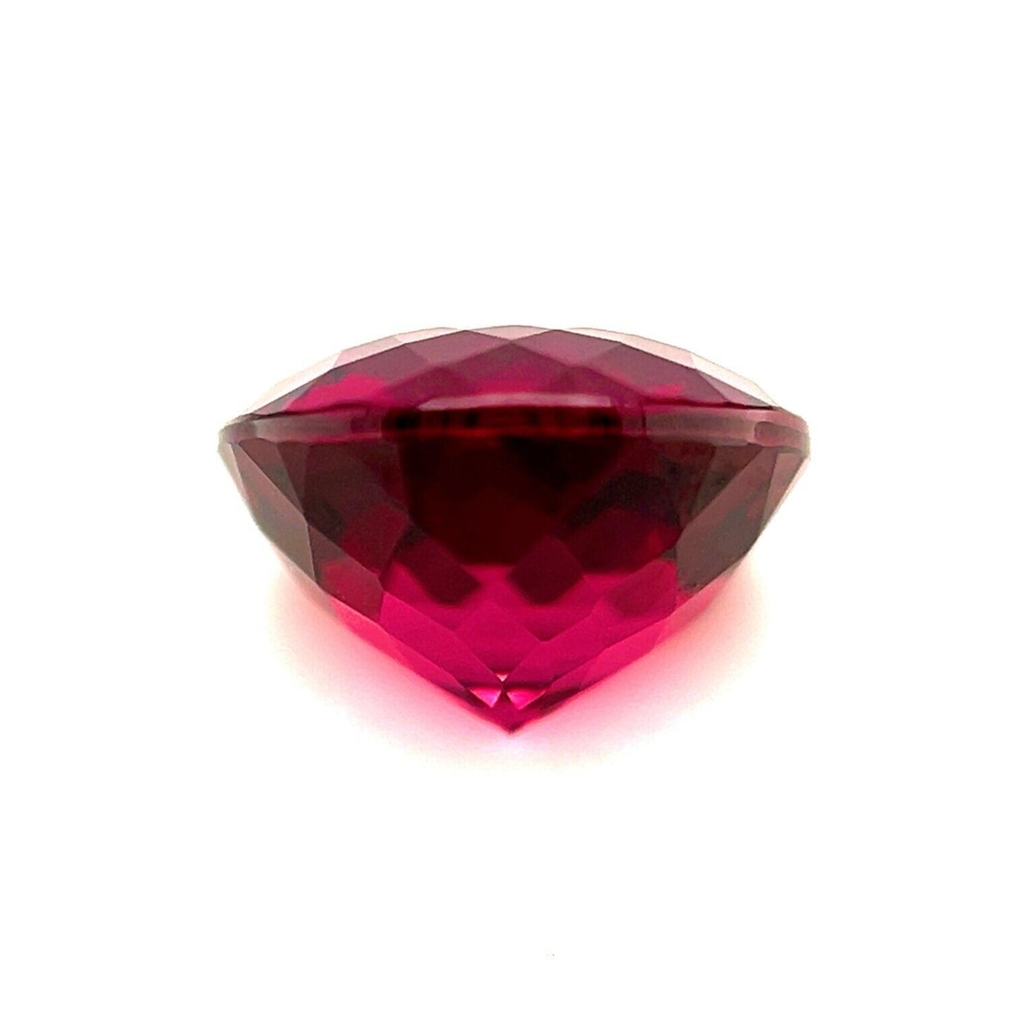 3.69ct NATURAL Vivid Pink Purple Rhodolite Garnet Round Cut LARGE Gem 9mm VVS