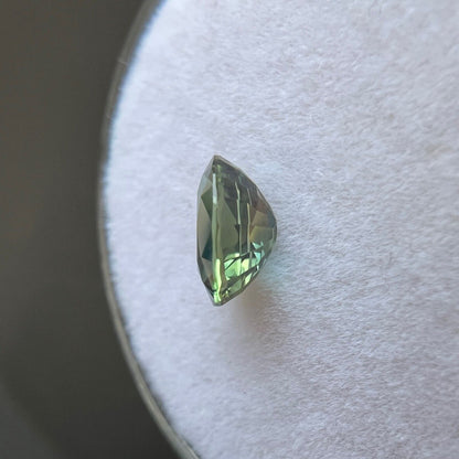 NATURAL 1.04ct Bi Colour Australia Sapphire Blue Green Loose Oval 6.6x5.2mm VVS