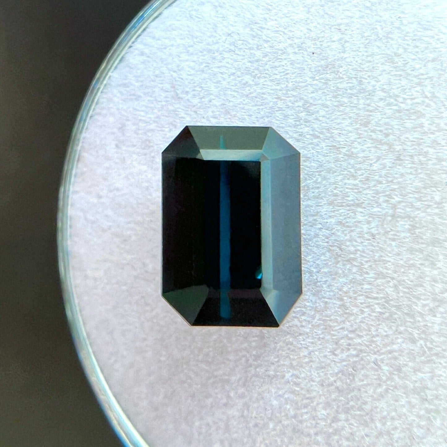 2.49ct NATURAL Spinel Deep Blue Octagon Emerald Cut 9.3x6.5mm Loose Gem