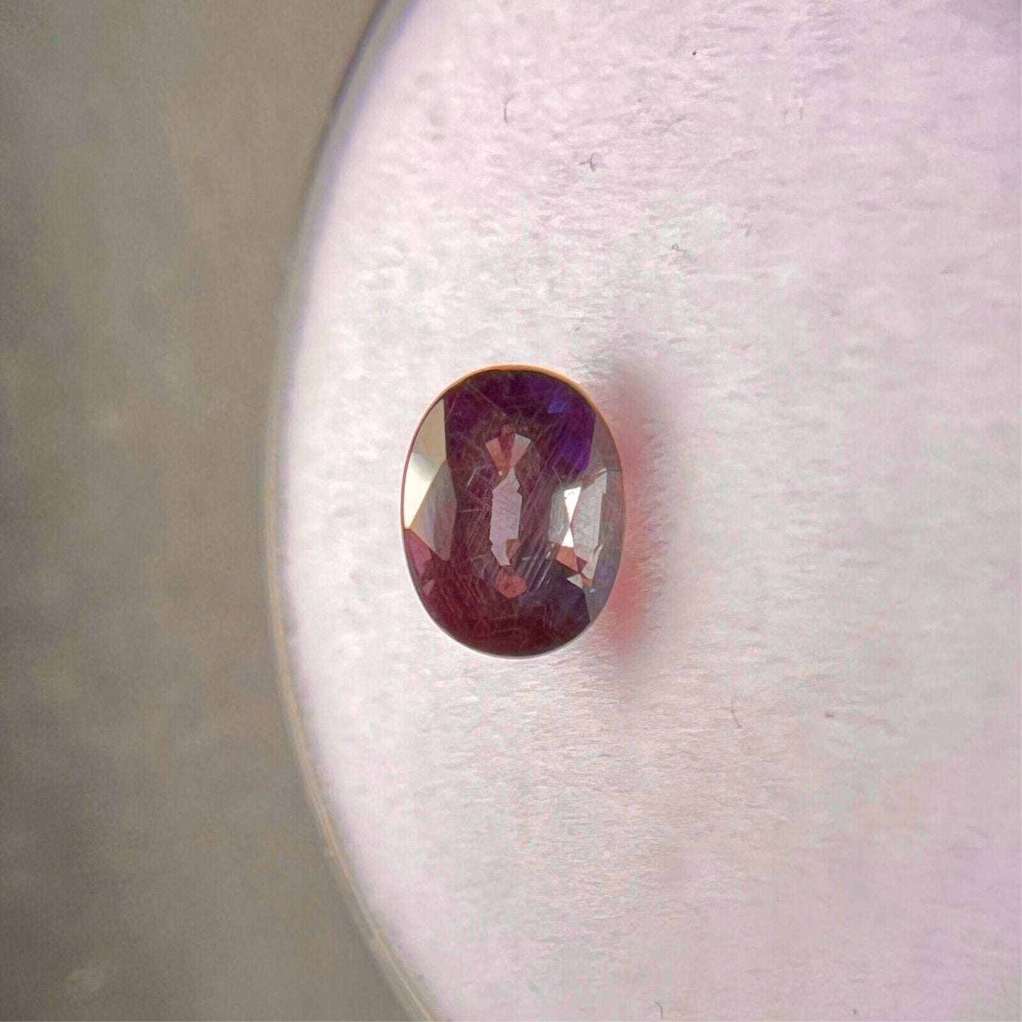 GIA CERTIFIED Colour Change Garnet 0.88ct Pyrope Spessartine Oval Cut RARE Gem