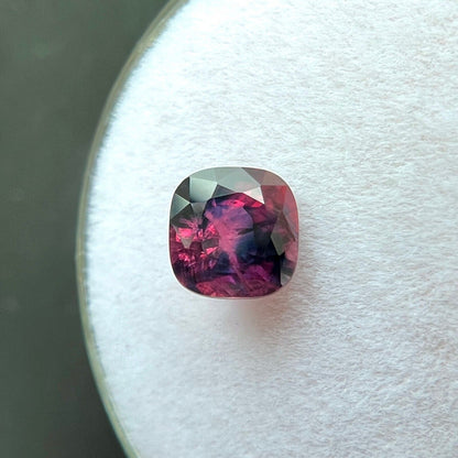 NATURAL Bi Colour WINZA Sapphire 1.04ct GRA CERTIFIED Cushion Cut Red Blue Gem