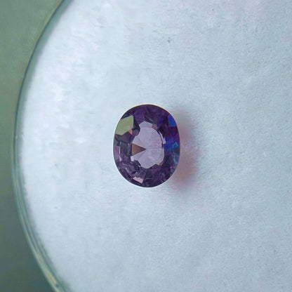 GIA CERTIFIED Rare NATURAL Colour Change Garnet 0.57ct Green Purple Oval Cut Gem