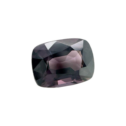 NATURAL 2.92ct Deep Purple Spinel Cushion Cut 9.7x7.2mm VS Rare Loose Gemstone