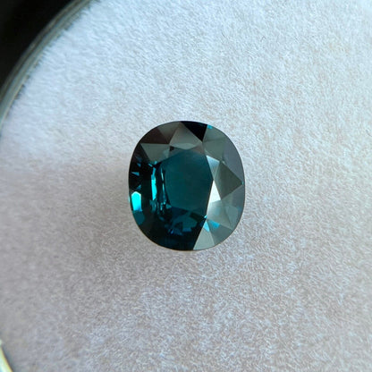 GIA CERTIFIED Sapphire 1.07ct Deep 'Lagoon' Green Blue UNHEATED Natural Oval Cut