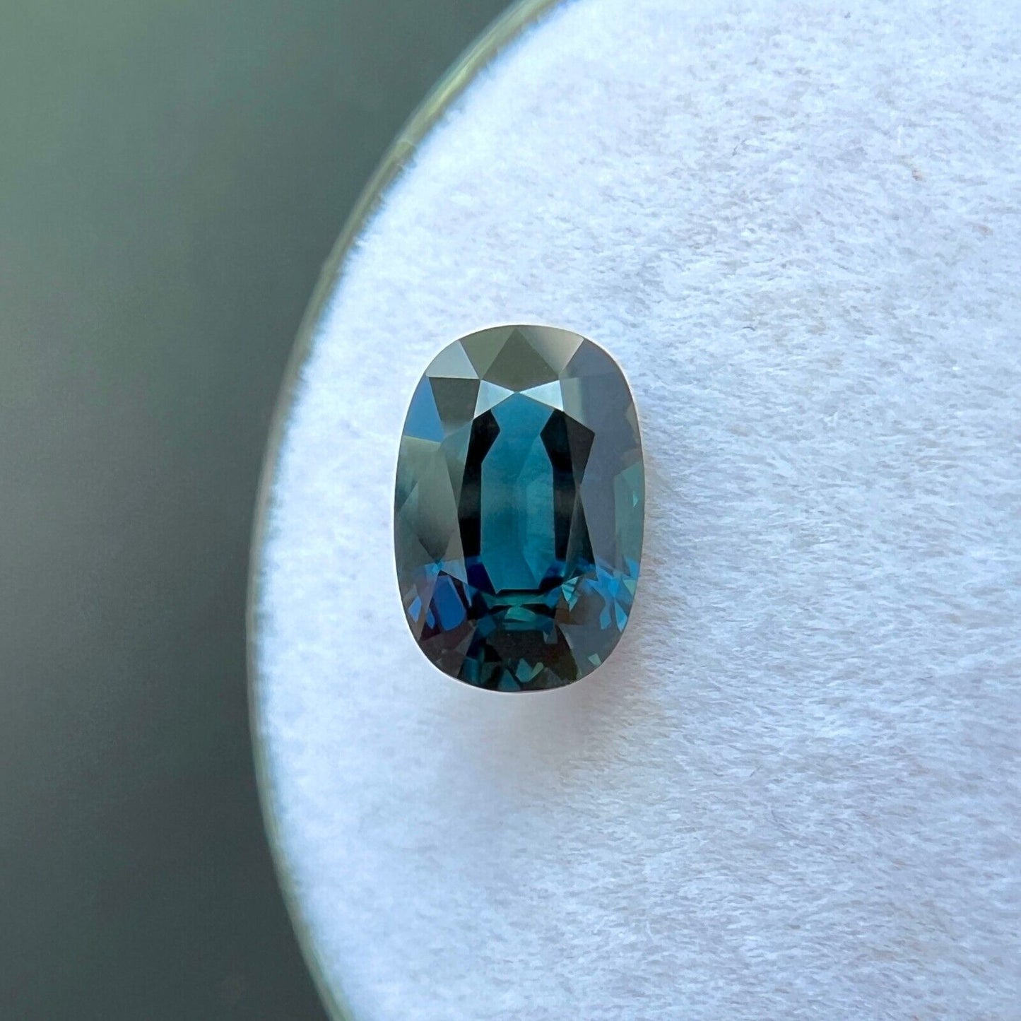 GIA CERTIFIED 1.44ct Natural Deep Blue UNTREATED Sapphire 7.8x5.2mm Oval Cut Gem