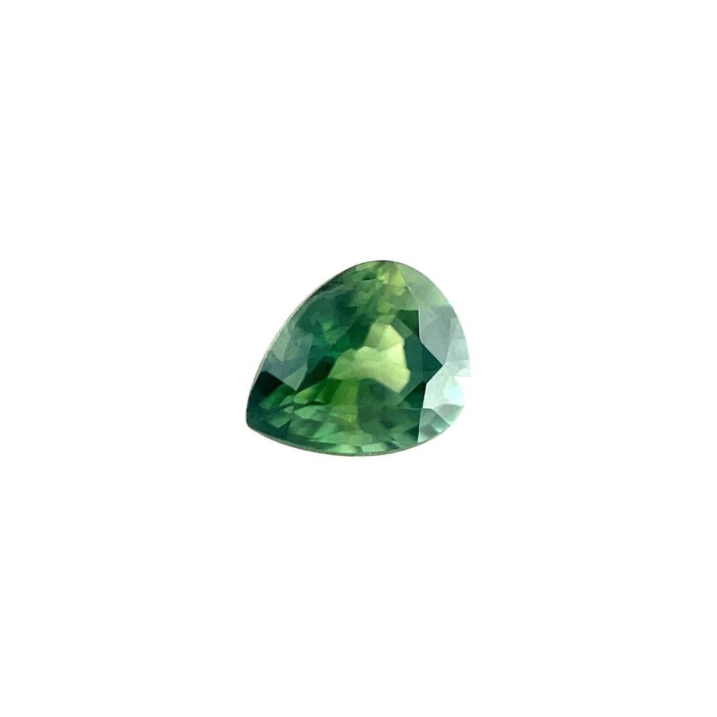 NATURAL 0.80ct VIVID Blue Green Sapphire Pear Teardrop Cut Loose Gem 6x4.8mm