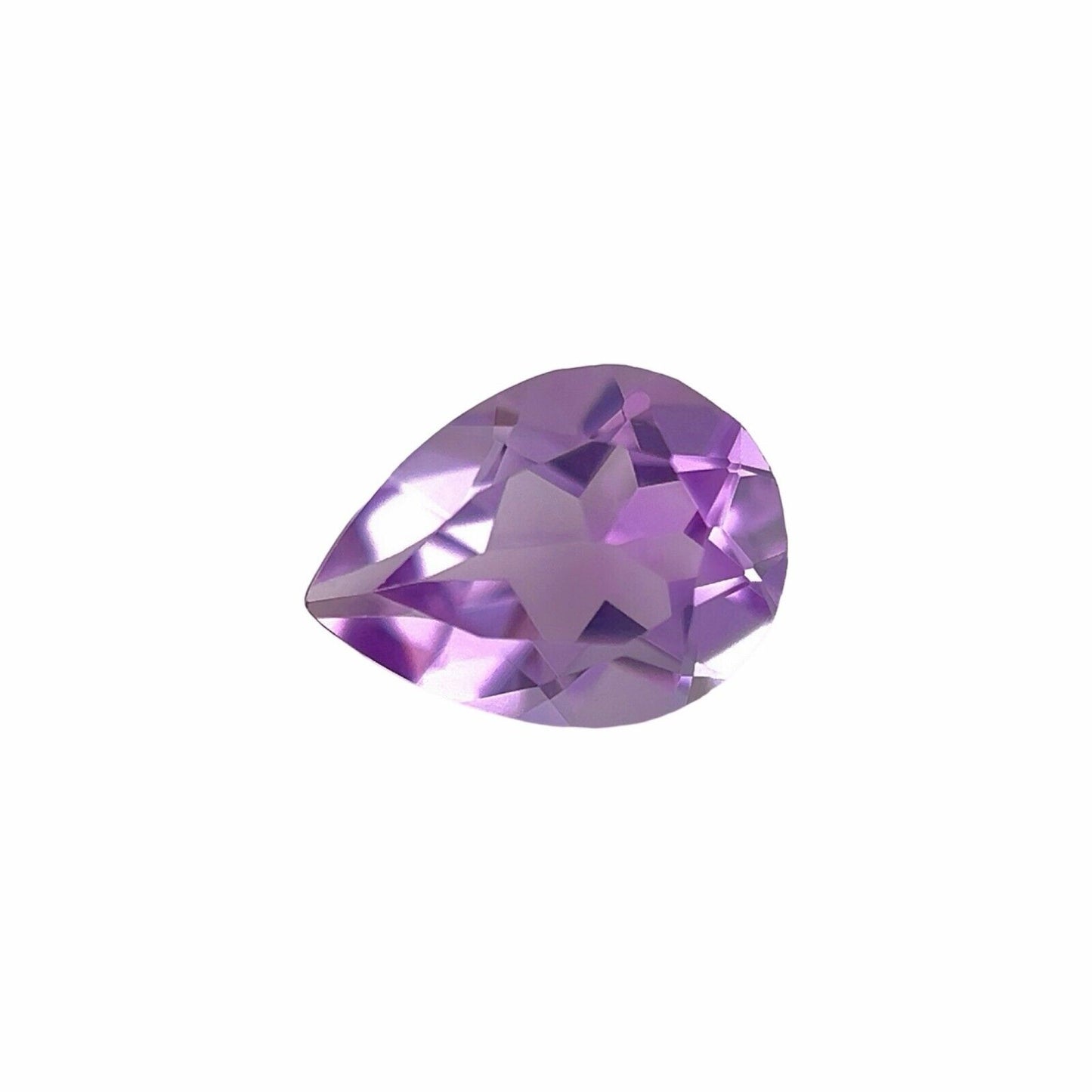 NATURAL Purple Amethyst 8x6mm Pear Cut 0.80-1.0ct Calibrated Loose Gemstone