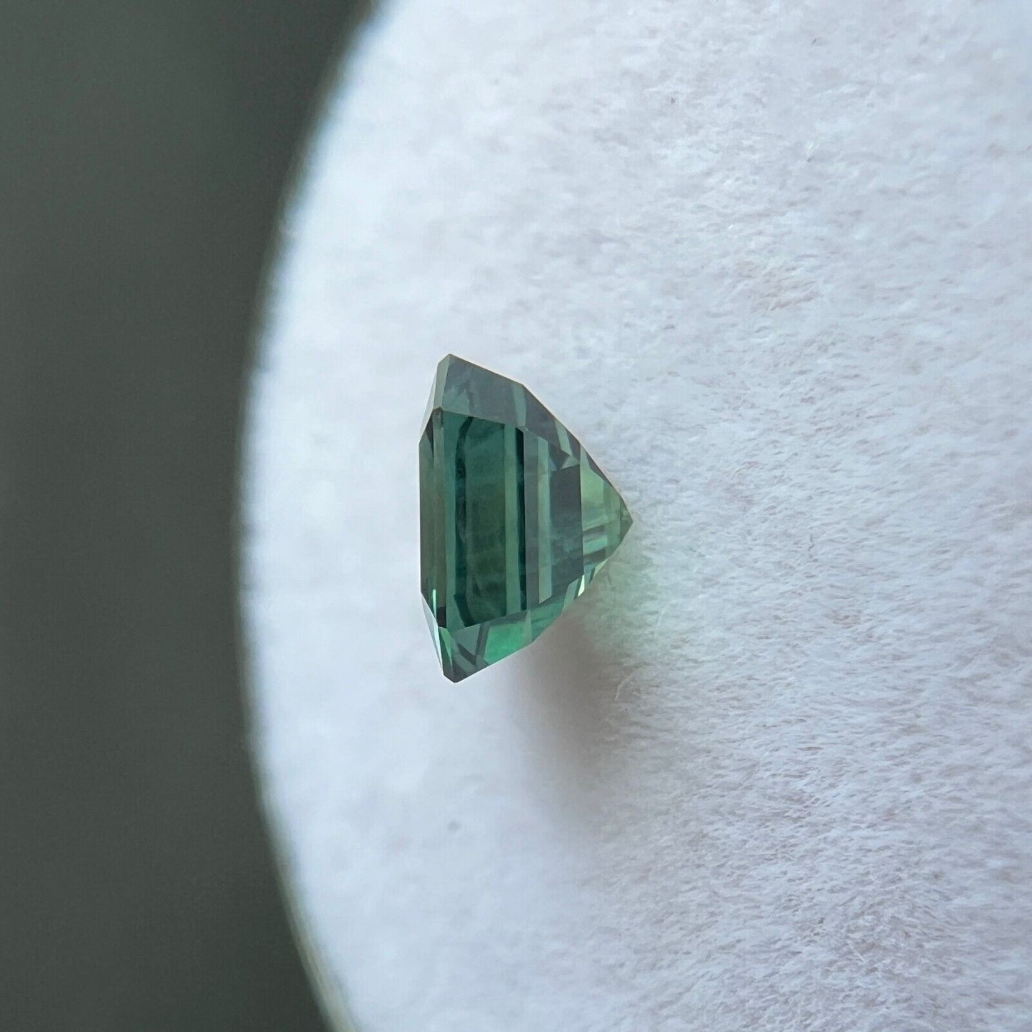 GIA CERTIFIED 1.04ct Sapphire Octagon NATURAL Green Blue UNTREATED 5.6x5.3mm