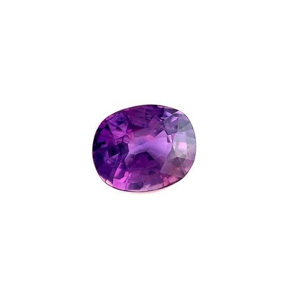 1.10ct NATURAL Deep Pink Purple Sapphire Cushion Cut Loose Cut Gem 6.4x5.3mm