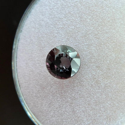 GIA CERTIFIED 1.00ct Red Purple Sapphire NATURAL UNTREATED Round Cut Rare Gem