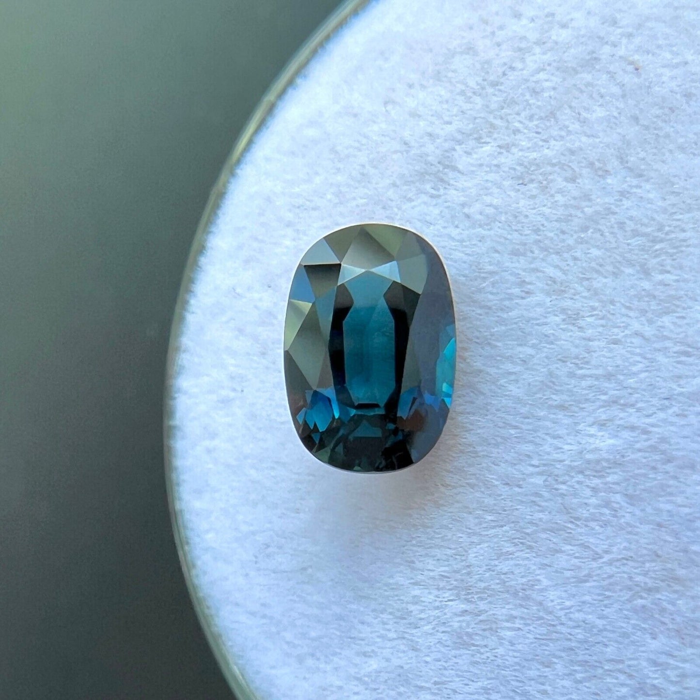 GIA CERTIFIED 1.44ct Natural Deep Blue UNTREATED Sapphire 7.8x5.2mm Oval Cut Gem