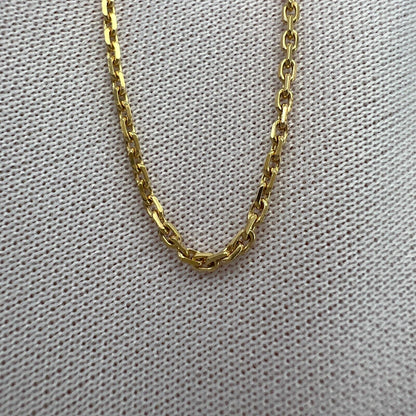 Vintage Van Cleef & Arpels 18k Yellow Gold Cable Necklace And Bracelet Chain