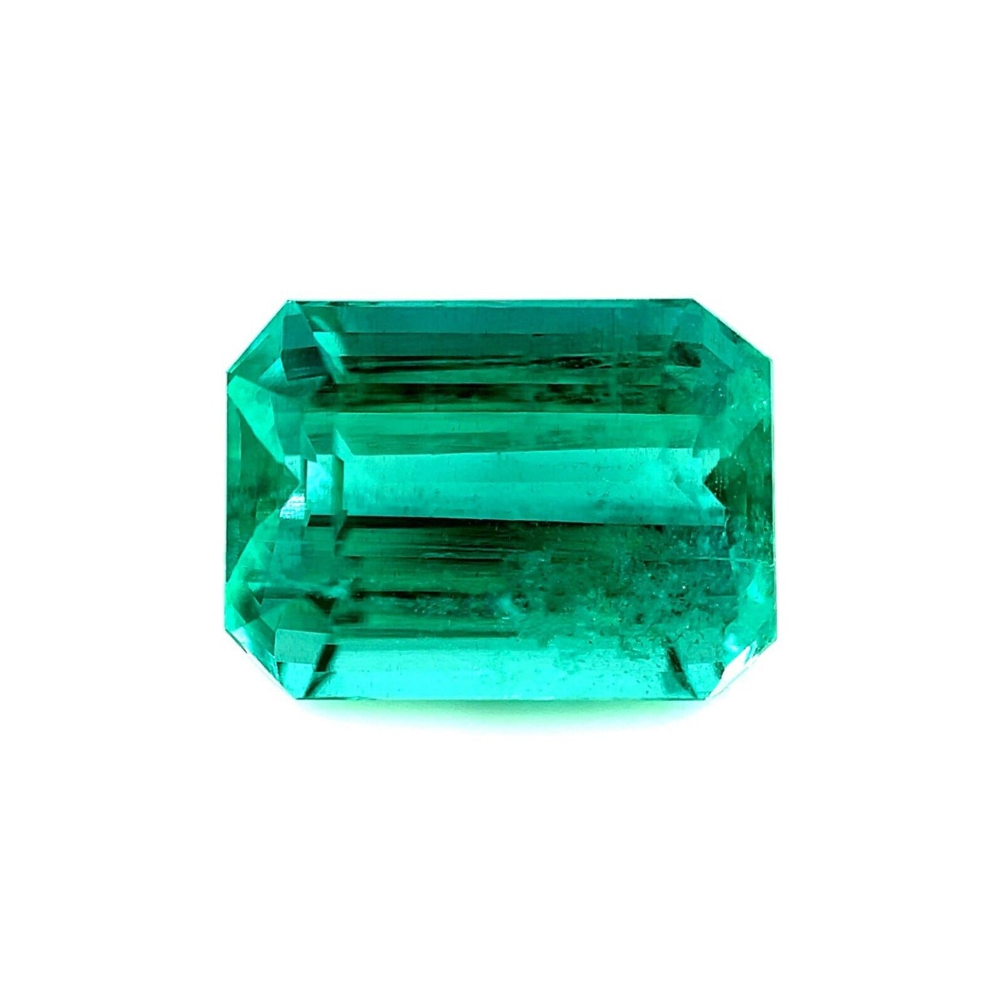 3.30ct GIA CERTIFIED Natural VIVID Green Emerald Octagonal Emerald Cut Loose Gem