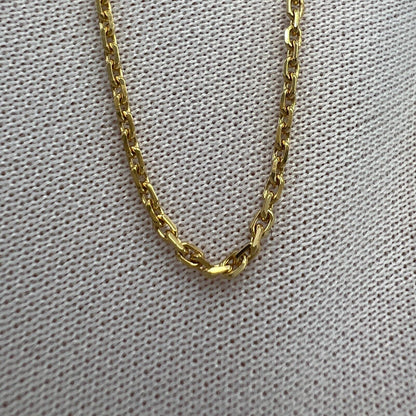 Vintage Van Cleef & Arpels 18k Yellow Gold Cable Necklace And Bracelet Chain