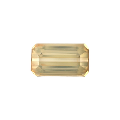 NATURAL 1.83ct Yellow Zircon Octagon Cut Loose Gem 8x4.5mm VS