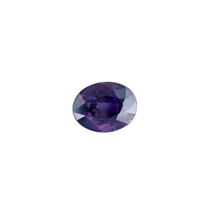 FINE 1.18ct DEEP Purple Sapphire Oval Cut UNTREATED Loose Gem 6.7x5.2mm VS