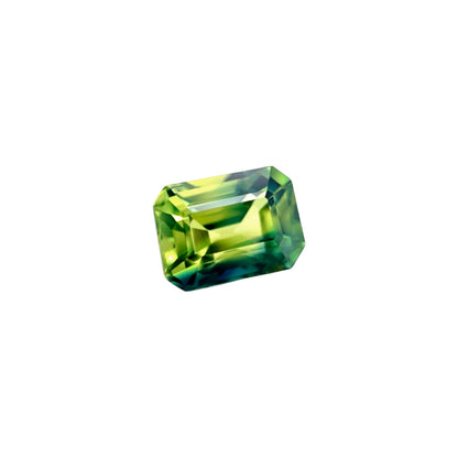 GIA CERTIFIED 1.19ct Parti Colour Thai Sapphire Blue Yellow UNTREATED Emerald