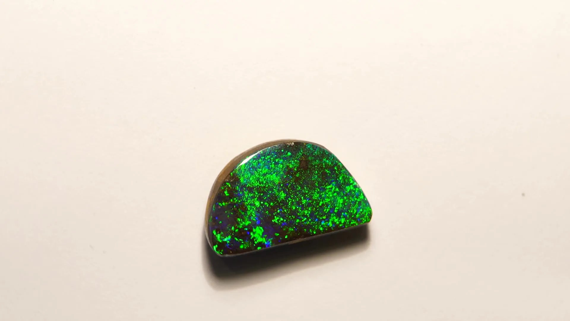 7.71ct Trilliant Natural Opal (Colour Multicolor, Clarity Visibly Included, Cut Cabochon)