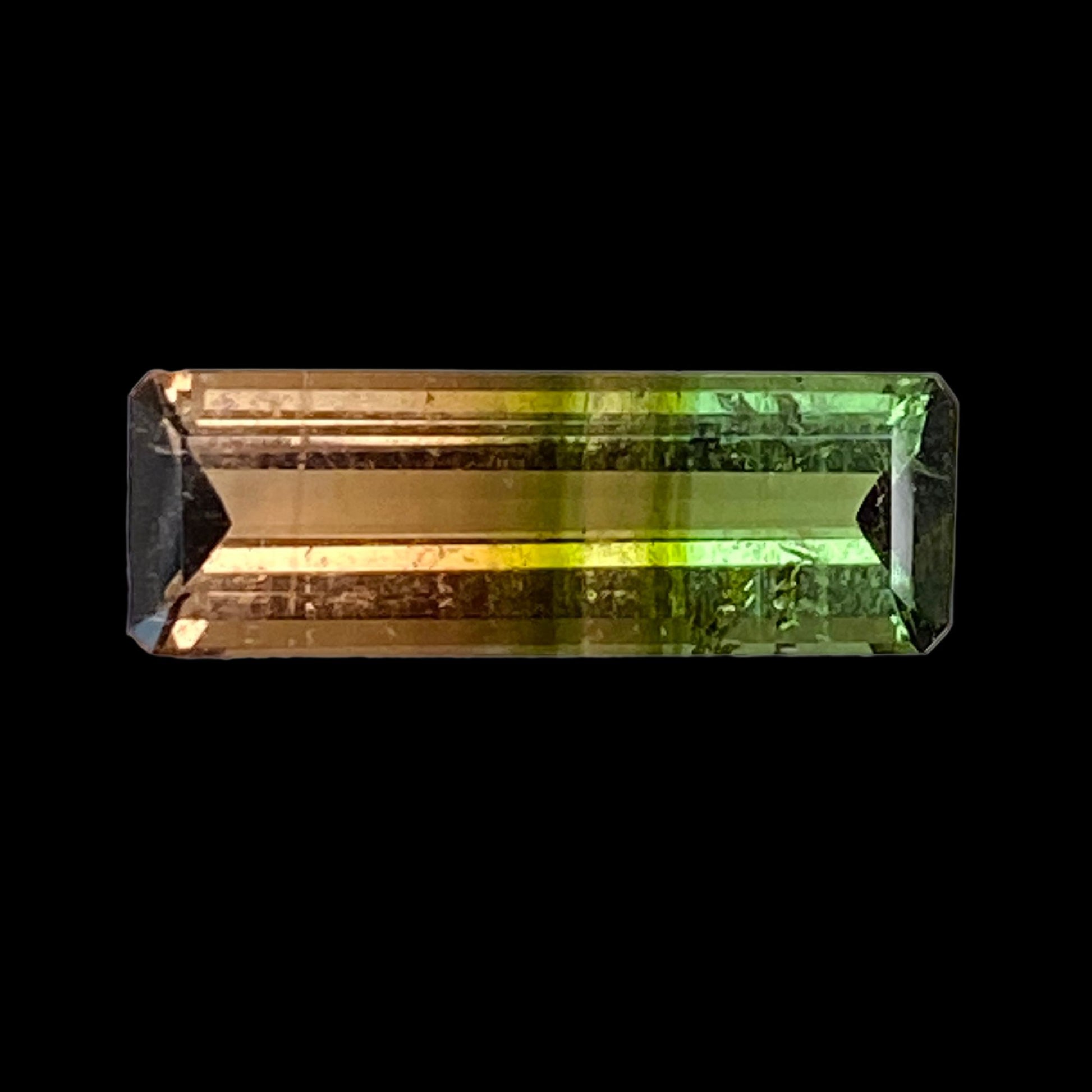 7.98ct Emerald Natural Tourmaline (Colour Multicolor, Clarity Eye Clean, Cut Faceted)