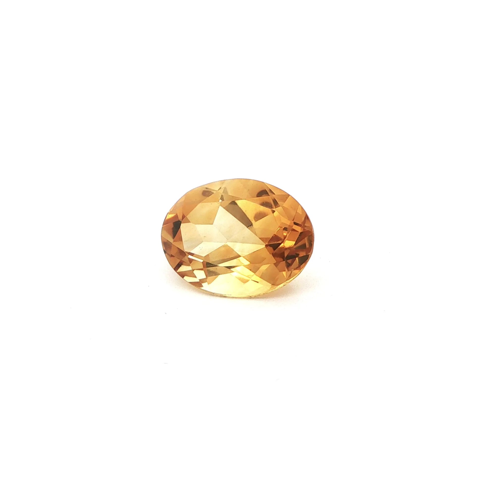 8.95ct Oval Natural Citrine (Colour Yellow, Clarity Eye Clean, Cut Faceted)