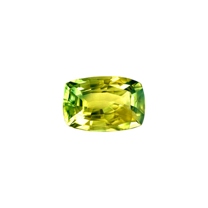 1.20ct GIA CERTIFIED Australia Sapphire No Heat Green Yellow Antique Cushion Cut