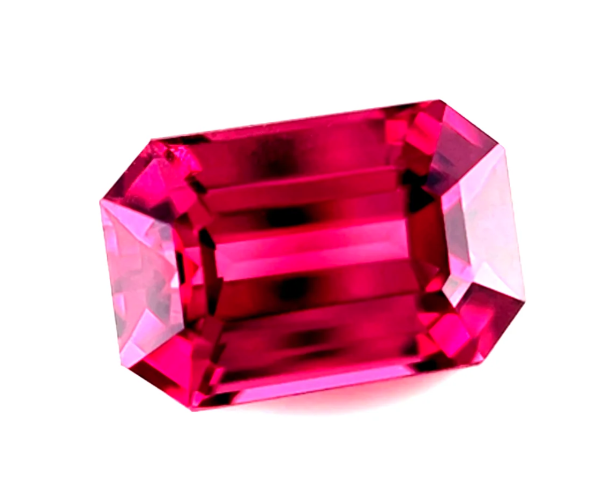 Bespoke garnet ring and 3.60ct Rubelite pendant necklace