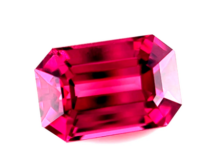 Bespoke garnet ring and 3.60ct Rubelite pendant necklace
