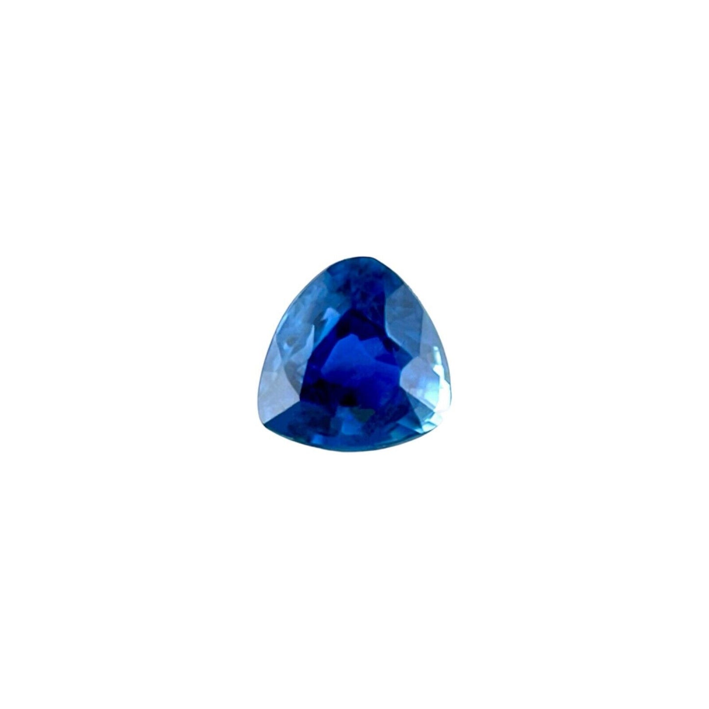 FINE Royal Blue Sapphire 0.64ct Trillion Cut Loose RARE 5x4.7mm Gemstone