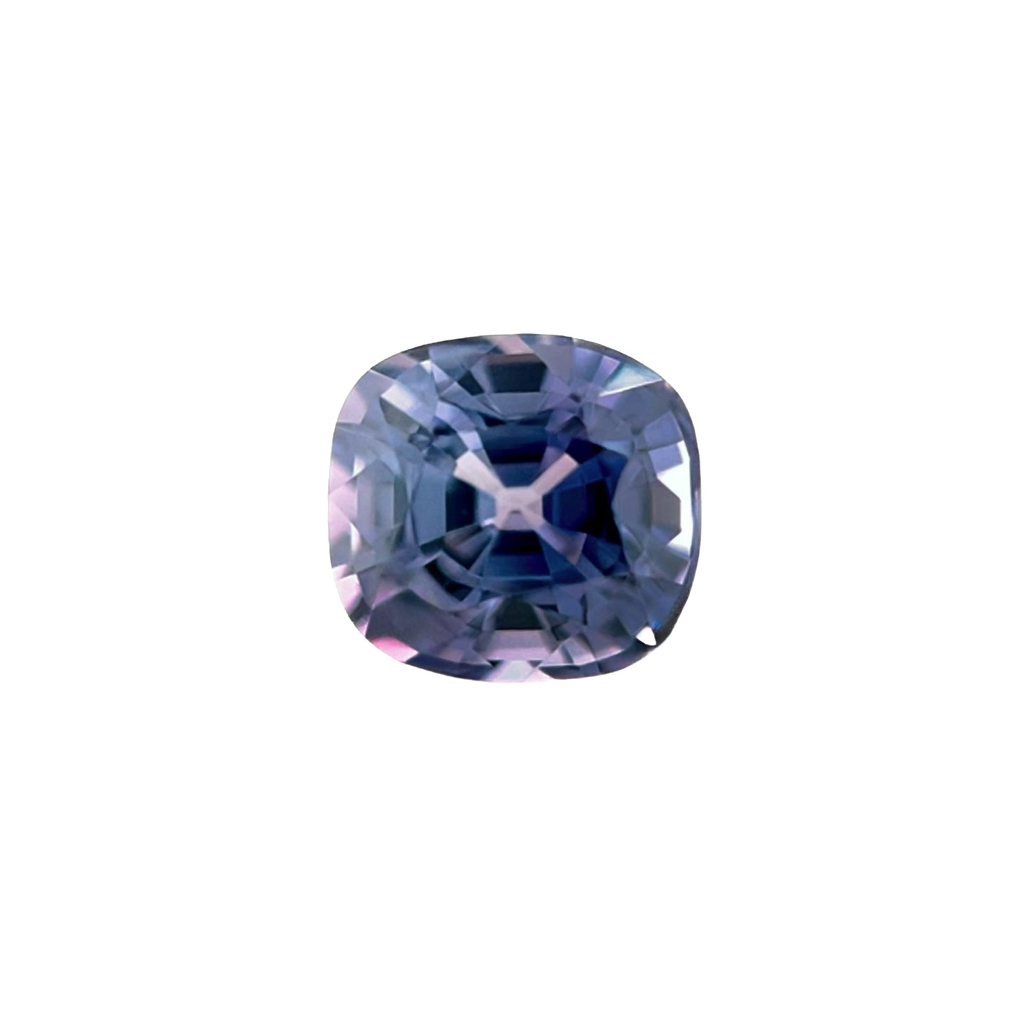 NATURAL 1.80ct Purple Violet Spinel Cushion Cut 6.7x6.3mm Loose Gemstone VS