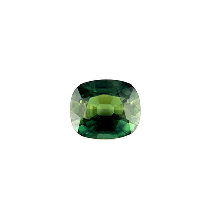 GRA Certified 1.14ct FINE Yellow Green Sapphire Cushion UNTREATED Gem 6.8x5.8mm