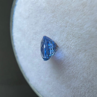 0.53ct UNIQUE Bi Colour White Blue Ceylon RARE Sapphire Pear Cut 5.7x4.3mm Gem