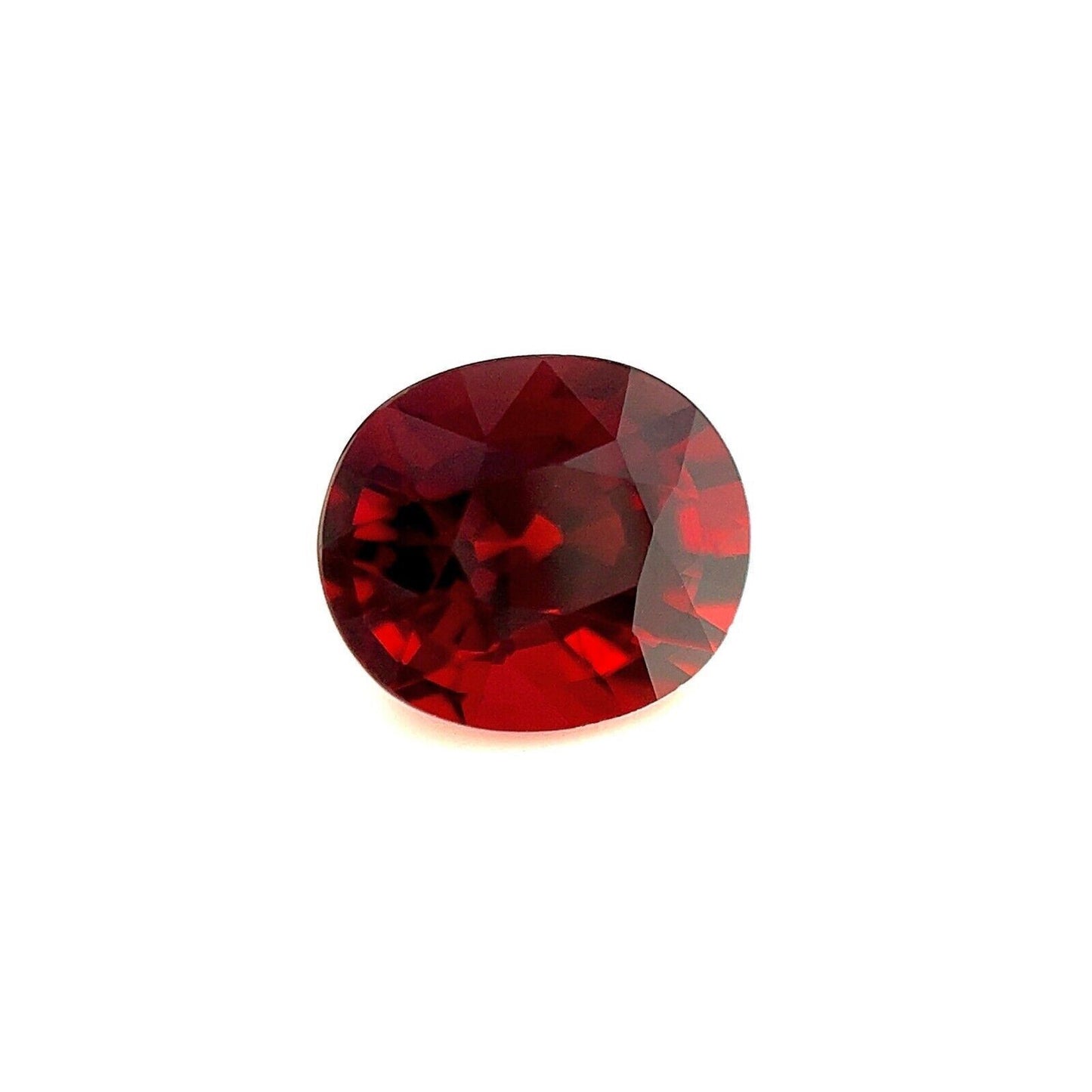 Fine Deep Orange Red Spessartite Garnet 2.18ct Oval Cut 7.7 x6.5mm Loose Gem VVS