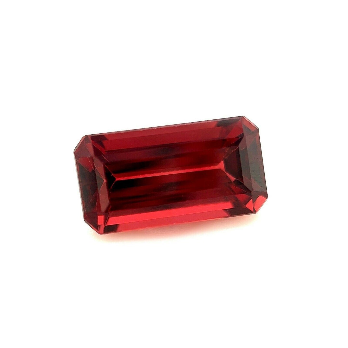 FINE 2.38ct Vivid Purple Red Rhodolite Garnet Emerald Octagon Cut Gem 10x5.3mm