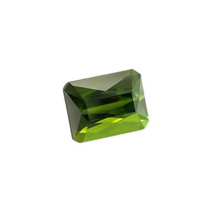 FINE Vivid Green Tourmaline 2.62ct Fancy Scissor Emerald Octagon Cut 8.4x6.5mm